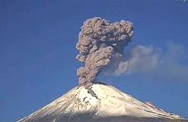 Kitört a mexikói Popocatepetl vulkán