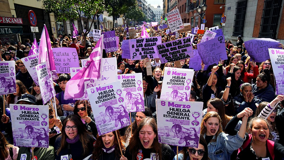 Cómo se celebra el Día de la Mujer en Europa: Manifestaciones y huelgas para reivindicar la igualdad
