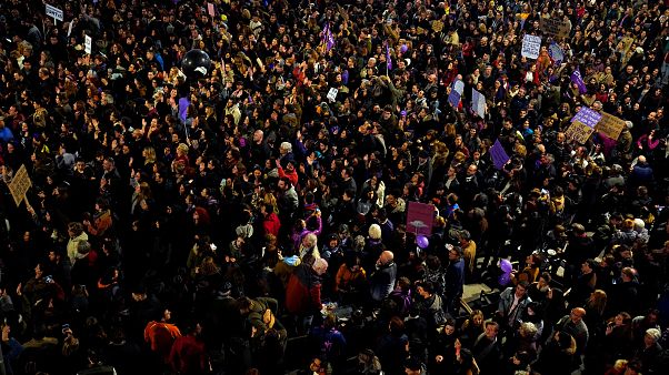 Droits des femmes : grosse mobilisation en Espagne Droits des femmes : grosse mobilisation en Espagne