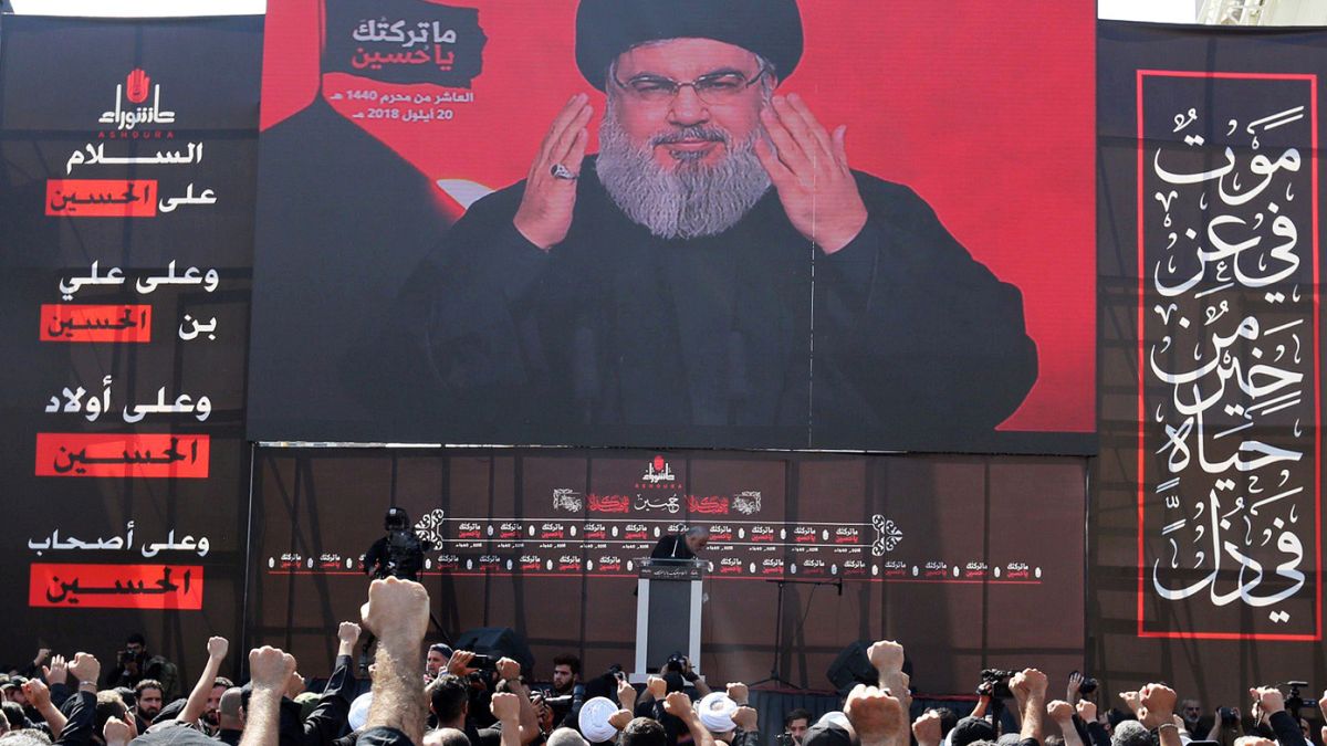 مؤتمر سابق لزعيم حزب الله حسن نصر الله