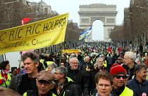 Yellow vests protest for 17th consecutive week as Macron's 'grand debate' reaches its final weeks