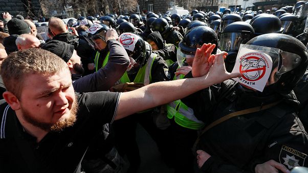 A Kiev, l'extrême droite contre la corruption A Kiev, l'extrême droite contre la corruption