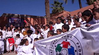 گسترش ورزش جودو در محیط های آموزشی همزمان با روز دوم گرند پری مراکش