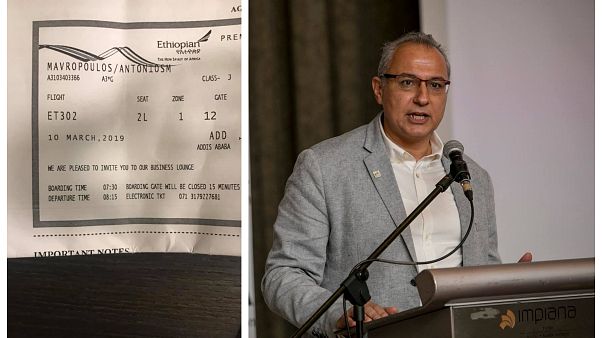 Il greco che ha perso il volo Ethiopian Airlines per due minuti Il greco che ha perso il volo Ethiopian Airlines per due minuti