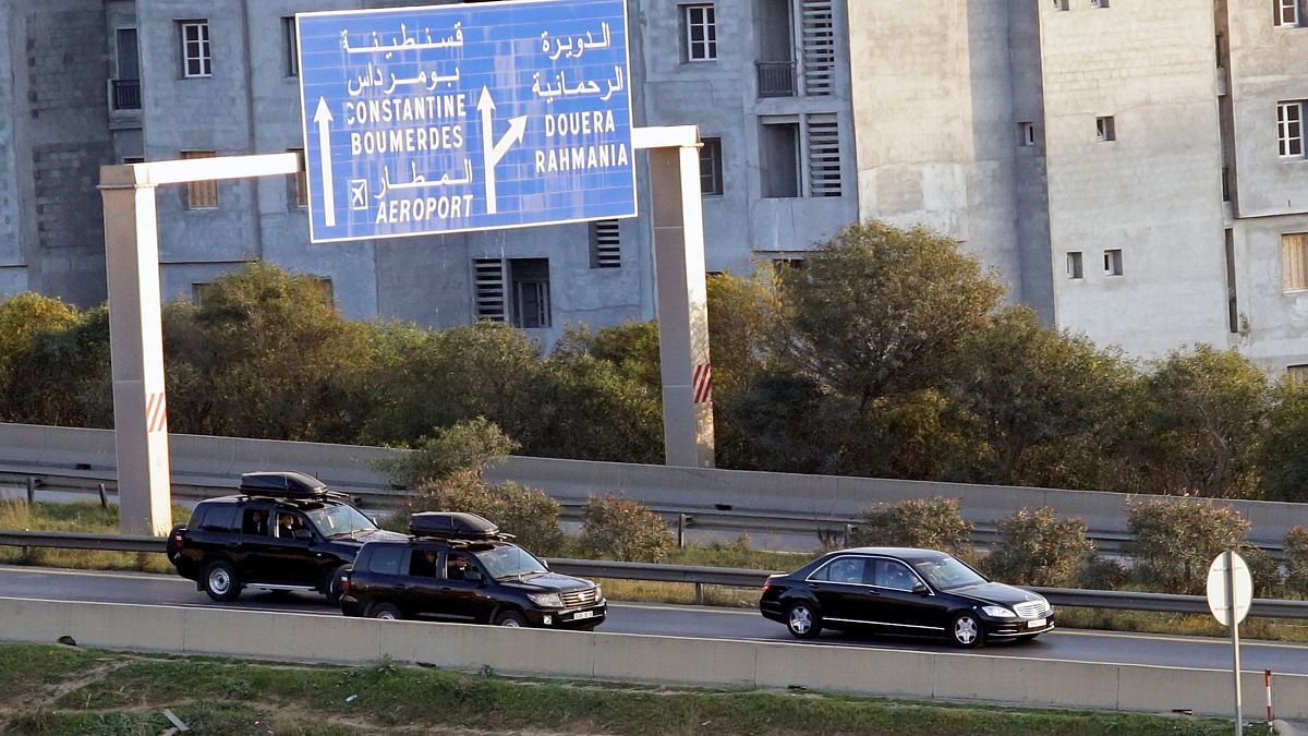 President Bouteflika arrives back in Algiers amid protests