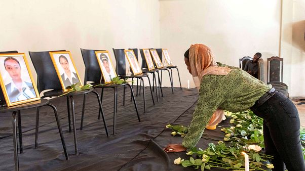 A memorial service to honour the Ethiopian Airlines crew on March 11, 2019. A memorial service to honour the Ethiopian Airlines crew on March 11, 2019.