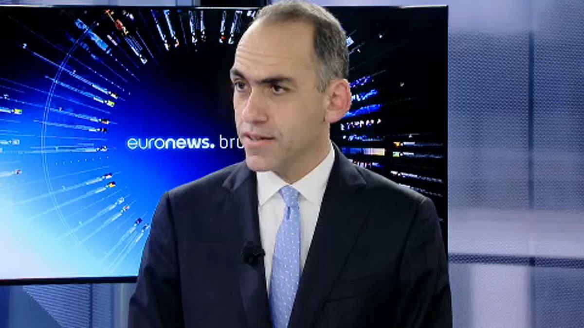 Ο Υπουργός Οικονομικών Χάρης Γεωργιάδης στο euronews