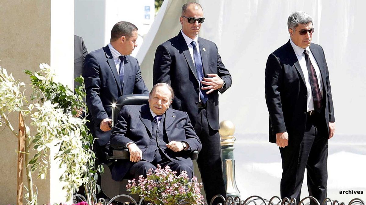 Abdelaziz Bouteflika à Alger le 9 avril 2018 