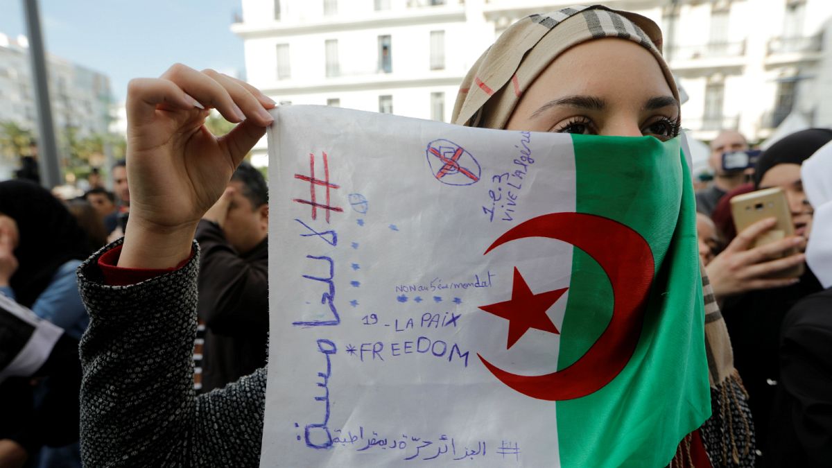 جانب من المظاهرات الجزائرية