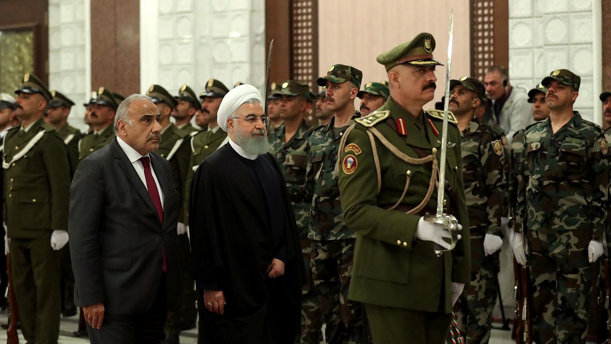 İran Cumhurbaşkanı Hasan Ruhani Bağdat'ta 