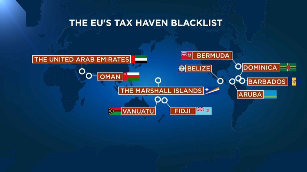 Paradisi Fiscali dieci nuovi paesi nella "blacklist" Euronews