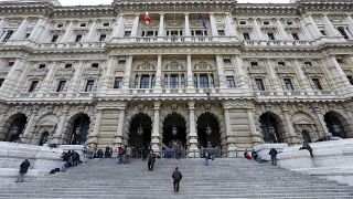 El palacio de la Corte de Casación en Roma, Italia. 27 de marzo de 2015.