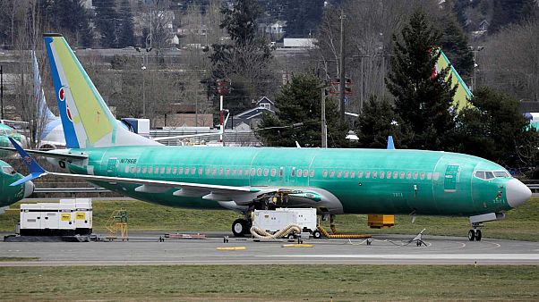 Un 737 Max 8 photographié le 11/3/2019 sur le site de Boeing à Renton (USA) Un 737 Max 8 photographié le 11/3/2019 sur le site de Boeing à Renton (USA)