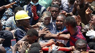 ده‌ها کودک نیجریه‌ای زیر آوار گرفتار شدند