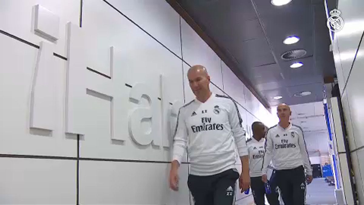 Zidane megkezdte a munkát Madridban