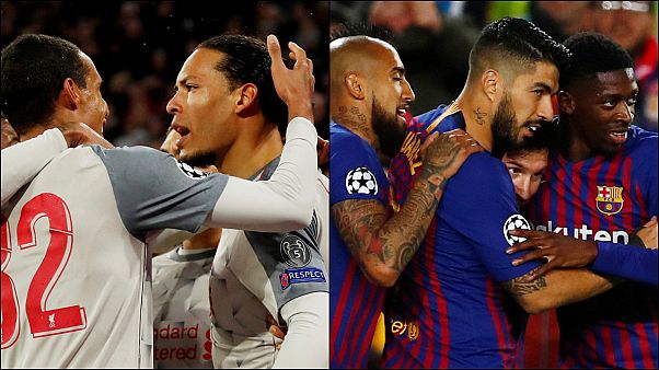 UEFA Şampiyonlar Ligi'nde Liverpool ile Barcelona çeyrek finale yükseldi UEFA Şampiyonlar Ligi'nde Liverpool ile Barcelona çeyrek finale yükseldi