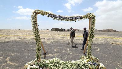 Мемориал на месте крушения "Боинга-737" в Эфиопии