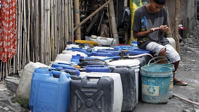Манила: очереди за водой