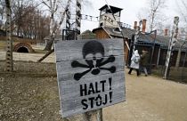 U.S. Vice President Mike Pence visits the former concentration camp Auschwi