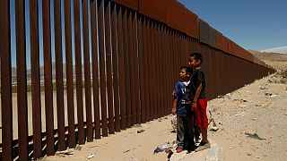 Una sezione del muro tra Usa e Messico nei pressi di Anapra, Ciudad Juarez