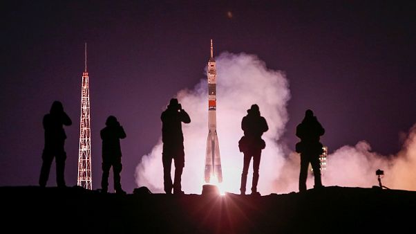 Soyuz parte novamente rumo à Estação Espacial Internacional Soyuz parte novamente rumo à Estação Espacial Internacional