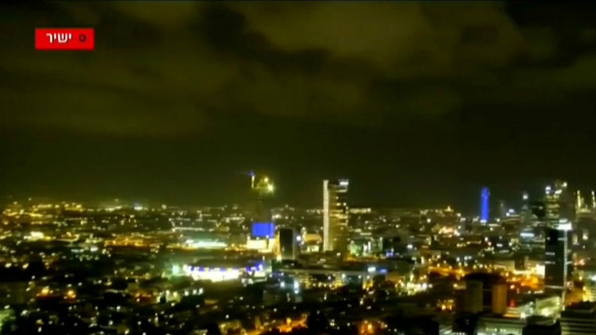 تل آویو/پایتخت اسرائیل در شب حمله موشکی