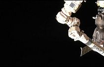 Chegada da Soyuz à Estação Espacial Internacional