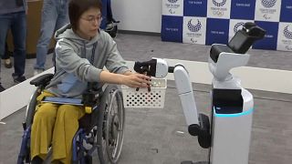 روبوتات في الألعاب الأولمبية في طوكيو