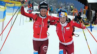 سويسرا تحرز لقب سباق الزوجي في بطولة العالم للتزلج الألبي 