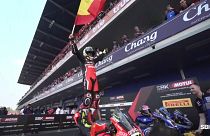 Pleno de victorias de Álvaro Bautista en el Mundial de Superbikes