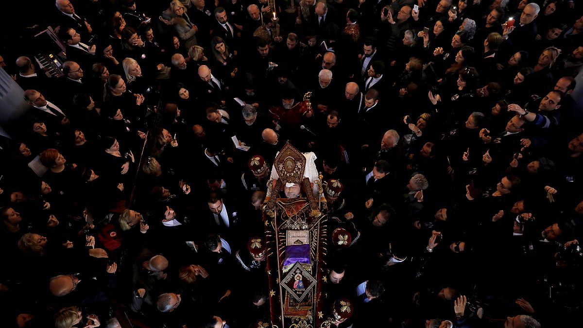 Похороны армянского патриарха в Стамбуле