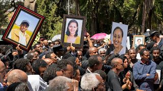 Trauerzeremonie in Addis Abeba