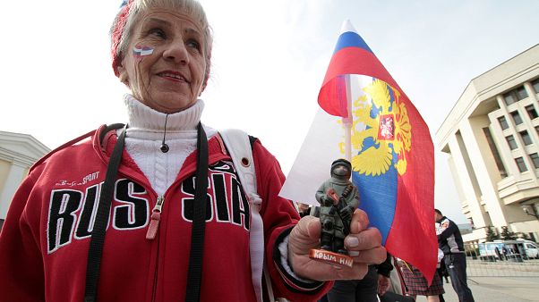 Moscou fête le cinquième anniversaire de l'annexion controversée de la Crimée Moscou fête le cinquième anniversaire de l'annexion controversée de la Crimée