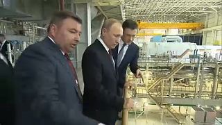Putyin hőerőműveket adott át a Krímben az évfordulón