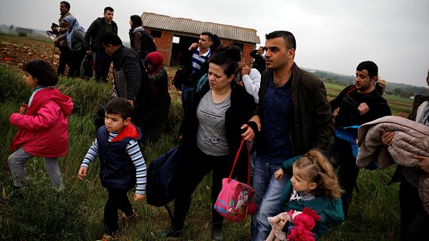 Refugiados sirios cruzaron el río Evros. 2 de mayo, 2018. Refugiados sirios cruzaron el río Evros. 2 de mayo, 2018.