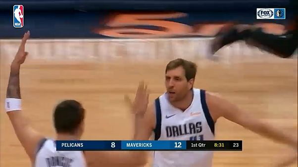 NBA: Dirk Nowitzki diventa il sesto miglior realizzatore di sempre NBA: Dirk Nowitzki diventa il sesto miglior realizzatore di sempre