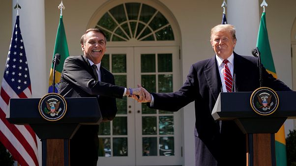 Trump e Bolsonaro na Casa Branca Trump e Bolsonaro na Casa Branca