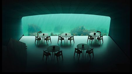 Europe's first underwater restaurant