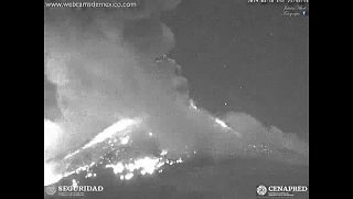 [Vídeo] El violento despertar del volcán Popocatepetl