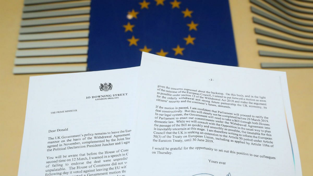 بریتانیا از اتحادیه اروپا خواست اجرای برکسیت را سه ماه عقب بیندازد