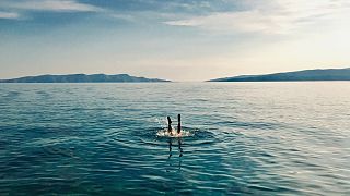 A primitive atoll lost in the shimmering blue sea of Croatia