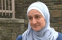 السيدة سلوى مصطفى، لاجئة سورية فقدت ابنها وزوجها في مذبحة المسجدين