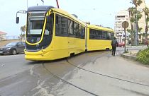 عربات ترام الإسكندرية الجديد - صورة من الفيديو