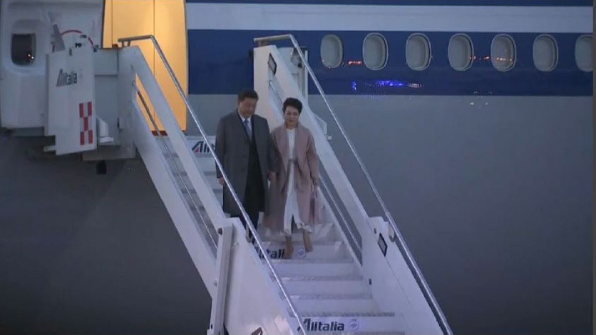 Il presidente cinese Xi Jinping è atterrato a Roma
