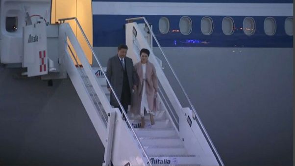 Il presidente cinese Xi Jinping è atterrato a Roma Il presidente cinese Xi Jinping è atterrato a Roma