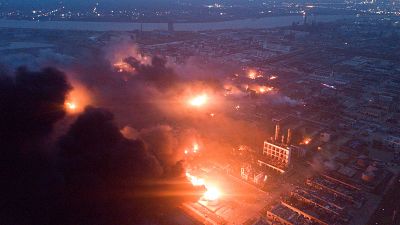 Decenas de muertos en la explosión de una planta química en China