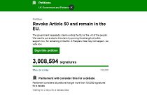 Capture du site petition.parliament.uk le 22/03/19 à 13h10, heure de Paris