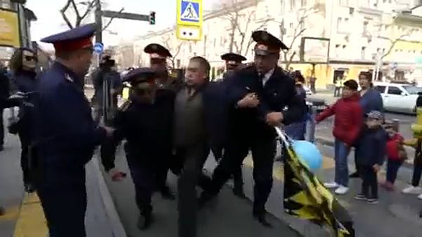 Καζακστάν: Διαδηλώσεις για την αλλαγή του ονόματος της πρωτεύουσας Καζακστάν: Διαδηλώσεις για την αλλαγή του ονόματος της πρωτεύουσας