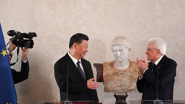 Xi Jinping, Roms erster Kaiser Augustus, Sergio Mattarella Xi Jinping, Roms erster Kaiser Augustus, Sergio Mattarella