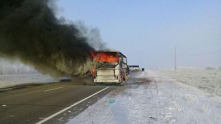 Çin'de tur otobüsü yandı: En az 26 ölü, 30 yaralı